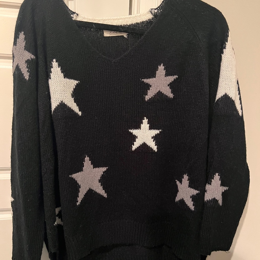 Long sleeve star sweater